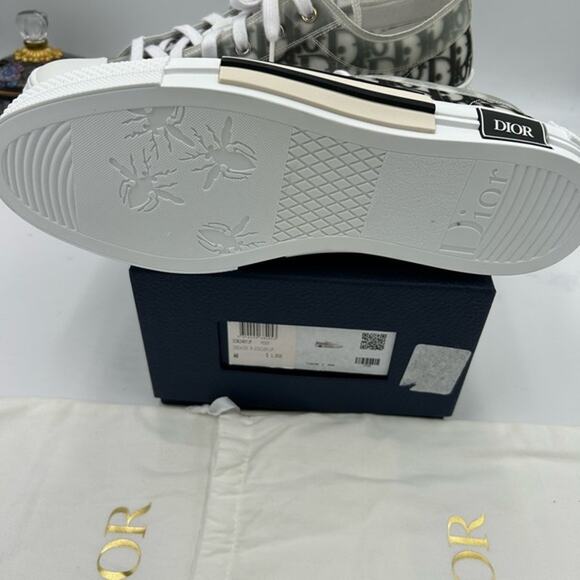 Men's Dior B 23 low top oblique sneakers size 46 made in Italy - Picture 6 of 16